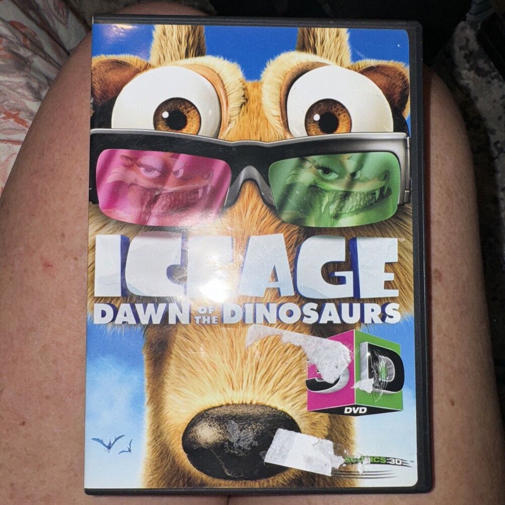 Ice Age: Dawn of the Dinosaurs‎ (DVD, 2010, 2-Disc Set) Includes 3D Glasses